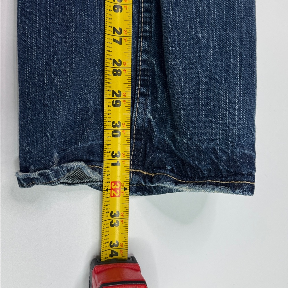 American Eagle Lowrise Button Fly Distressed Boot… - image 7